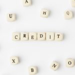 credit written scrabble letters